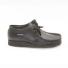 Mens/Youth Grasshopper Lace-Up Moccassin Softee Black Photo