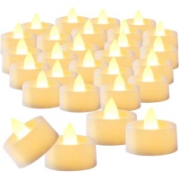LED Candles Flameless Fake Tea light Candles Warm Light 24 Piece