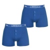 Lonsdale Mens 2 Pack Boxers - Blue Photo