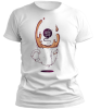 PepperSt Men's White T-Shirt - Coffee Illustration Photo