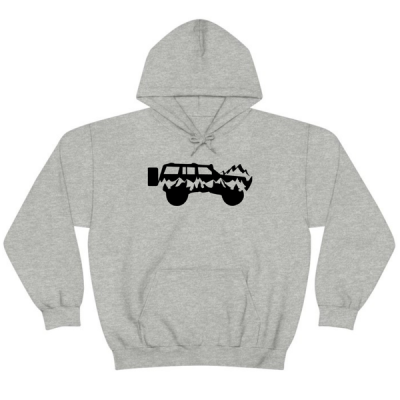 Jeep Mountains Jeep Lover Gift Hoodie