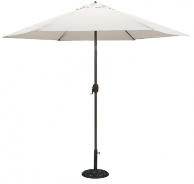 Photo of Patio Umbrella with Antique White Polyester Cover
