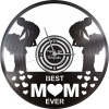 Pappa Joe – Custom Vinyl Wall Clock – Best Mom Ever Photo