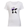 Dabbing Panda - Ladies - T-Shirt Photo