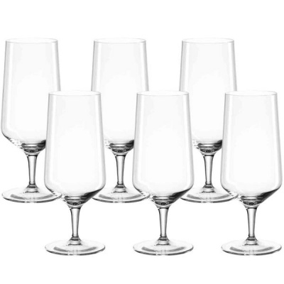Leonardo Pilsner Beer Glass Puccini Teqton Glass 410ml – Set Of 6