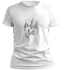 PepperSt Men's White T-Shirt - Cubic Forrest Photo