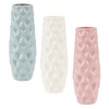 Vases Plastic Imitation Porcelain Breeze Set of 3 Photo