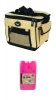 A 12 can cooler bag with small ice brick combo Photo
