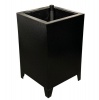 Allsorted Caribbean Plant Pot / Planter Brushed Aluminium - 50 x 35 x 35cm Photo