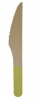 Procos Lime Green Chevron Wooden Knives Photo
