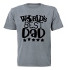 BuyAbility World's Best Dad - Stars - Adults - T-Shirt Photo