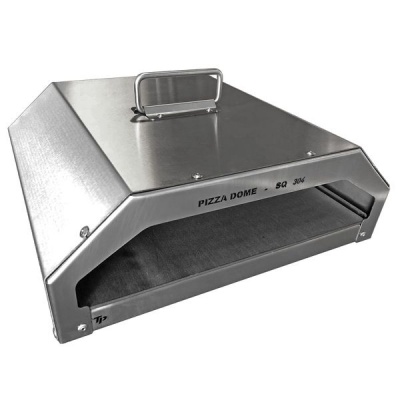 TP Products Single Square Pizza Oven with Stainless Steel Tile