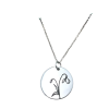 Stainless Steel January Birth Flower Necklace Jewellery - Snow Drop Photo