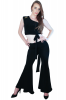 SP Two-Piece Crop Top and Flowy Pants With Ties: The CEO Photo