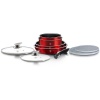 Berlinger Haus 8-Piece Marble Coating Cookware Set - Burgundy Edition Photo