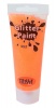 Crazy Crafts Acrylic Glitter Paint - Neon Orange Glitter Photo