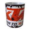 DIY Outdoor City Vintage `Look` Oil Spillage - Coffee Mug - KTM White Mug Photo
