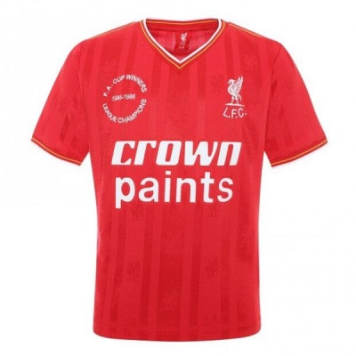 Photo of Liverpool FC Retro 86 Crown Paints Double Winners shirt