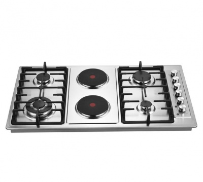 Goldair 4 gas and 2 electric plate hob