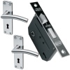 QS Coupe Umea 2 Lever Lockset SS Photo