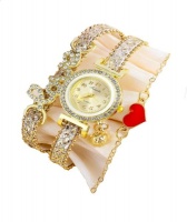Women Crystal Luxury Watch Gold