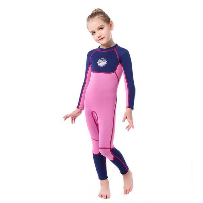 Girls wetsuit warm sun protection swimsuit diving full set swimsuit
