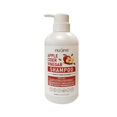 Photo of NUSPA Apple Cider Vinegar Shampoo - Sulfate free - Damaged oily hair 450ml