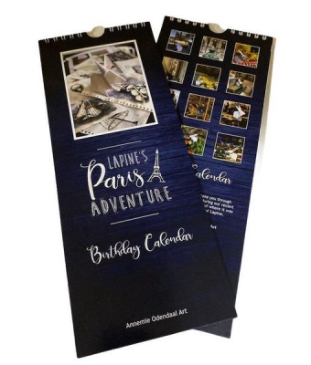 Photo of Online Art Gallery Lapine's Paris Adventure - 12 month Birthday Calendar