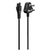 Volkano Presto Series Power Cable - 3 Pin Clover to Type-M 2.5A - 1.8m Photo