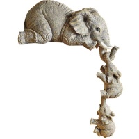 Home Decor Hanging Elephant 3 Piece Statue
