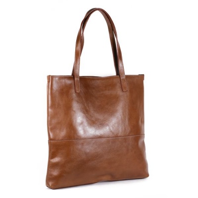 Photo of NUVO Isola Genuine Leather Shopper Handbag Tan