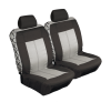 ACA Auto ACA - Safari 4 Piece Front Seat Cover Set - Black & Grey Photo