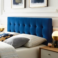 Mai Lifestyle Stylish Upholstered Headboard Royal Blue