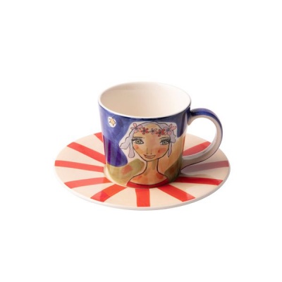 Photo of Olivia - Live Your Dreams Cup & Saucer Set of 4