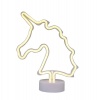 Pink Neon Unicorn Indoor Night Light with Holder Photo