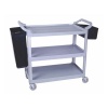 SmartChef Heavy duty plastic tea trolley - 3 tier Photo