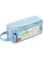 Clear Pencil Case Waterproof Toiletries Storage Pouch Makeup Bag