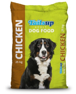 Photo of Jock Tailsup with Chicken Dry Dog Food 25kg