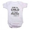Qtees Africa For This Child We Have Prayed Babygrow Photo