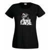 Think Out Loud Ladies "Plaas Japie" Short Sleeve Tshirt Black Photo