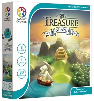 Smart Games Treasure Island Logic Strategy Game Ages 8 years and older