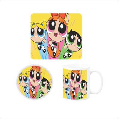 Photo of EspressPB Powerpuff Girls Gift Set - Mousepad Coaster and Coffee Mug