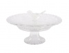 Esschert Miniature Glass Bird Bath Trinket/Sweets Tray on Pedestal Photo