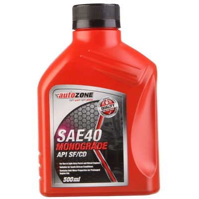 Photo of AutoZone Monograde SAE40 oil 500ml