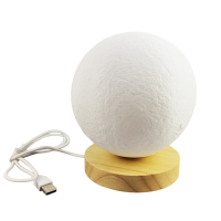 3D Rotating Moon Lamp With Remote Control 18cm