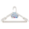 White Plastic Hangers - Pack of 40 Photo