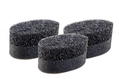 Photo of Bath Sponge Exfoliating Black - 3 Pack