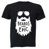 BuyAbility Beards Are EPIC - Adults - T-Shirt Photo