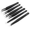 6" 1 Stainless Steel Anti Static Tweezer Set Photo