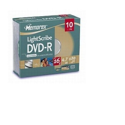 Photo of ZATECH Memorex Light Scribe DVD-R 4.7GB